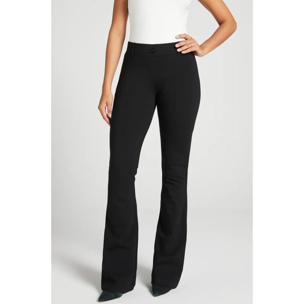 Betabrand Black Bootcut Classic DPYP Dress Pant Yoga Pants Small Short Petite